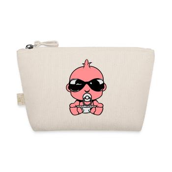 Bébé mignon suce sonnenbrillel - Trousse biologique - nature - Devant