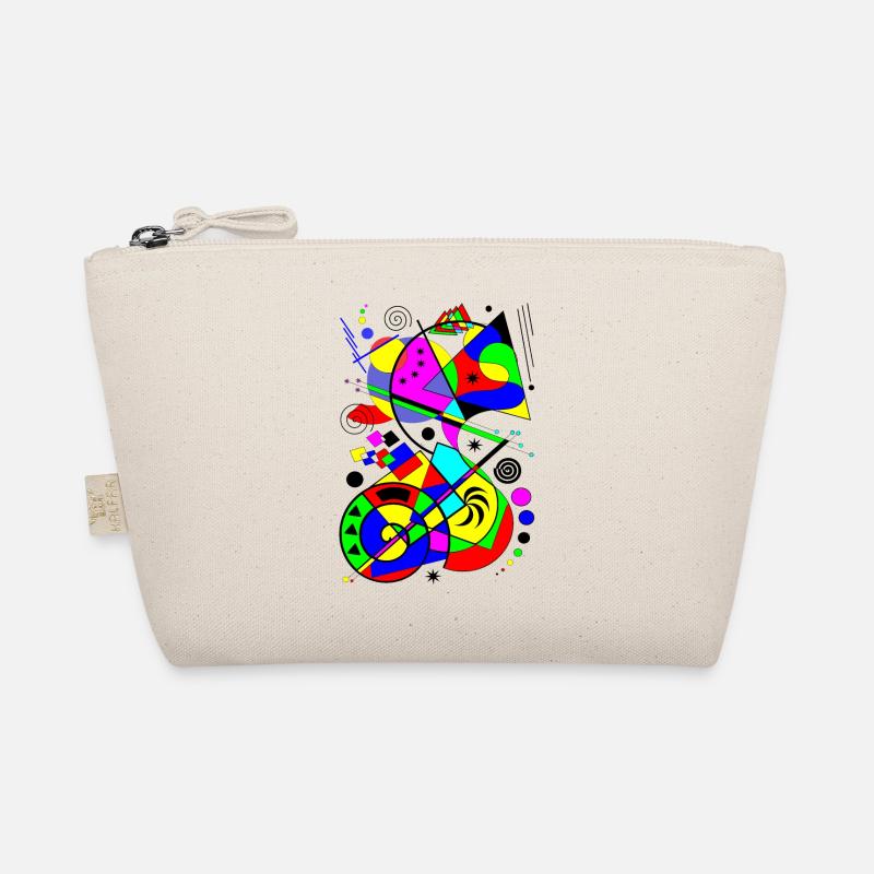 art abstrait motif coloré formes de peintures multicolores Trousse biologique