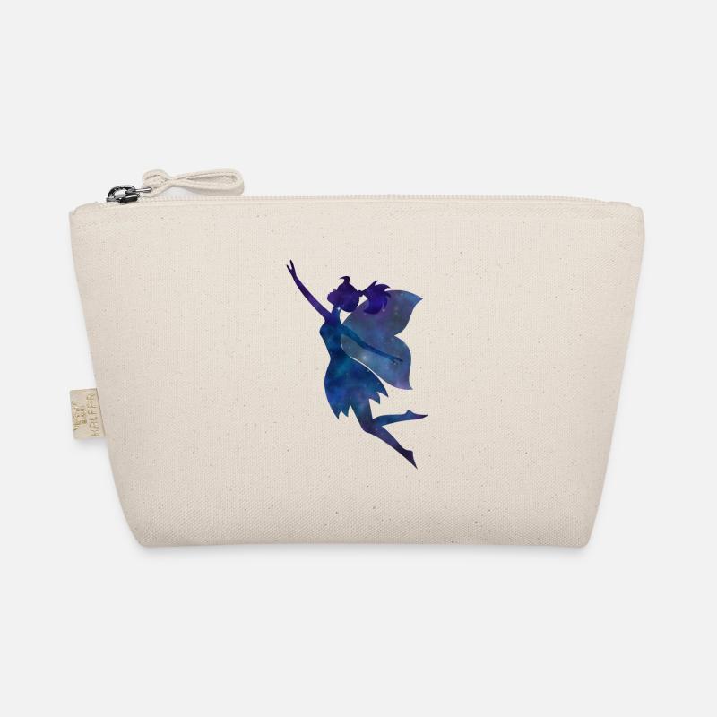 Fairy Galaxy Silhouette Bio-Täschchen