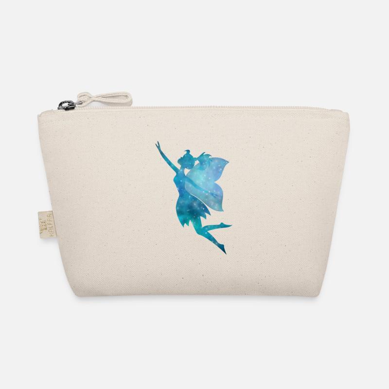 Fée Galaxy silhouette Turquoise Trousse biologique