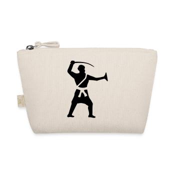gatka sword dance indian martial art - Organic Pouch - nature - Front