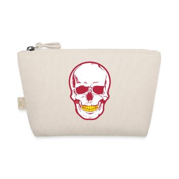 Totenkopf - Bio-Täschchen - Natur - Vorne