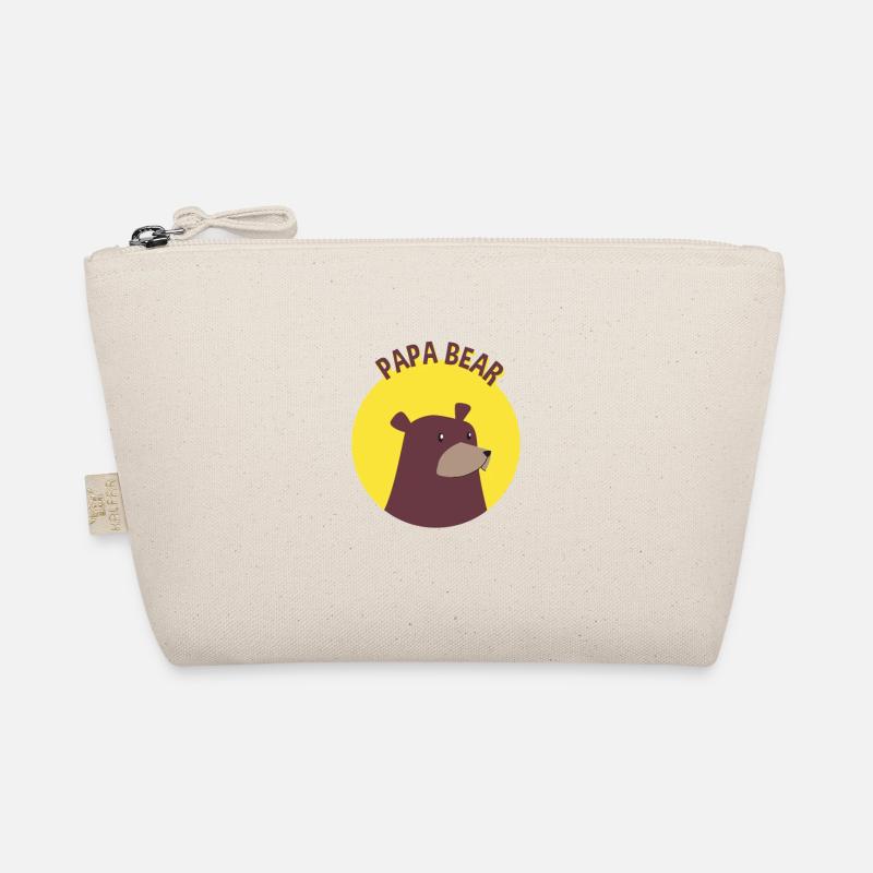 Papa Bear - Bio-Täschchen - Natur