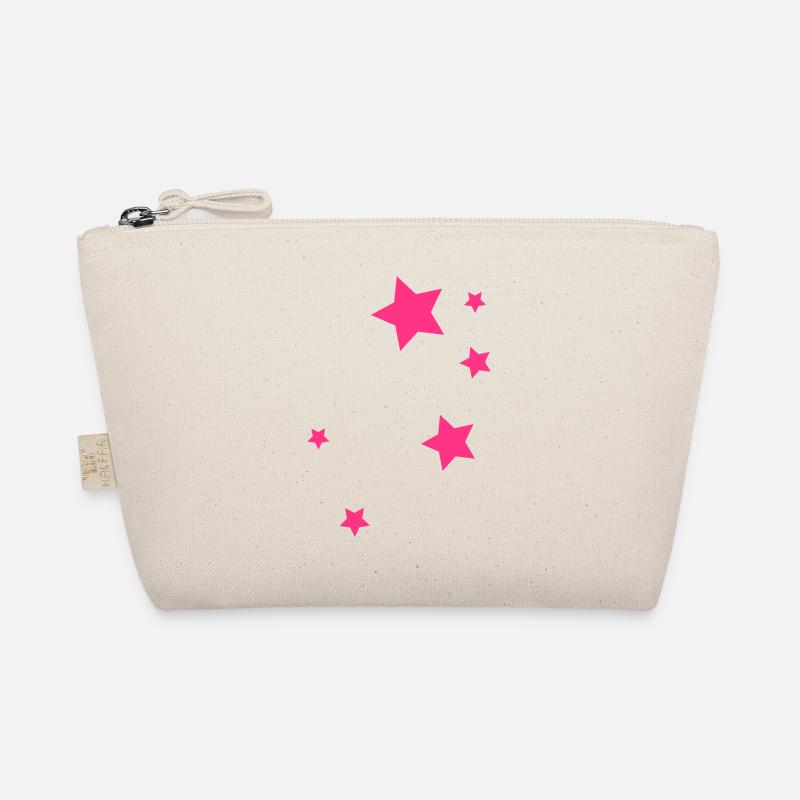 Pink Stars Bio-Täschchen