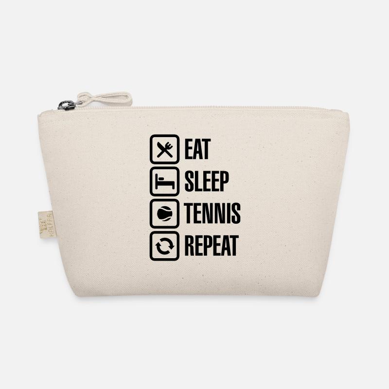 Eat Sleep Tennis Repeat Organic Pouch