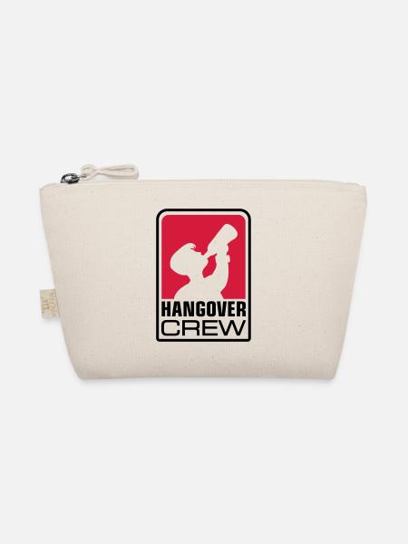 hangover crew logo - Bio-Täschchen - Natur - Vorne