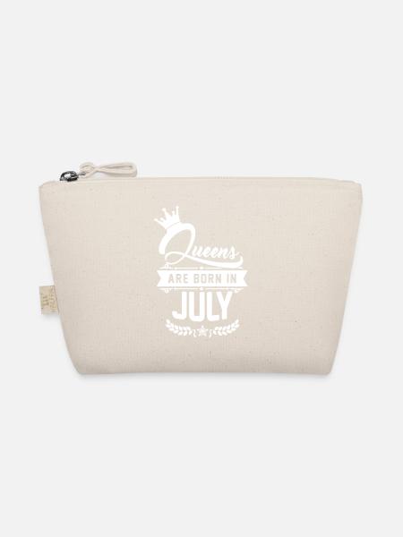 Queens are born in July - Bio-Täschchen - Natur