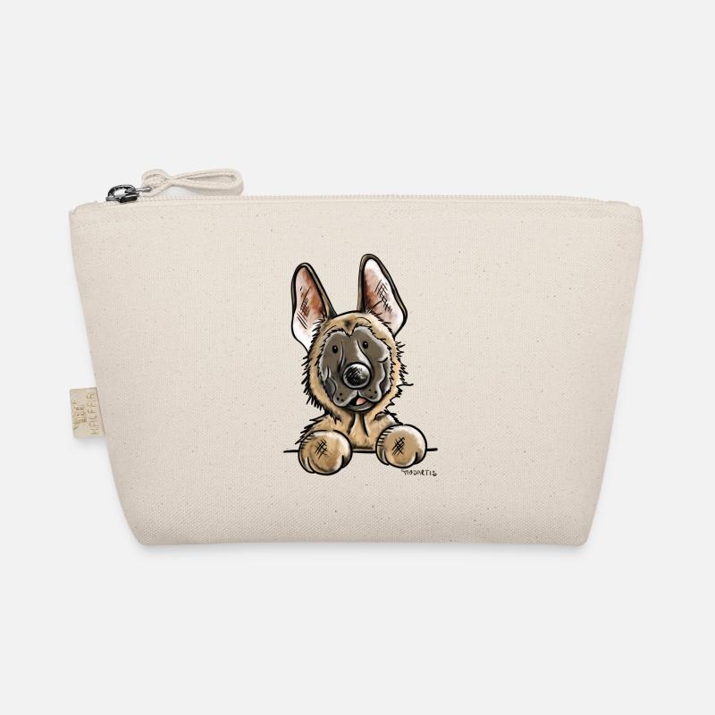 Neugieriger Malinois - Bio-Täschchen - Natur