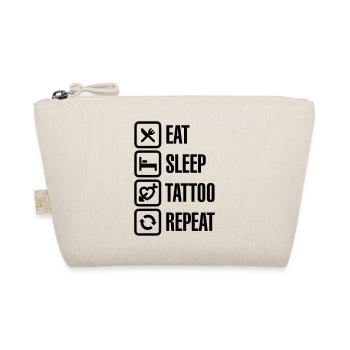 Eat - Sleep - Tattoo - Repeat - Organic Pouch - nature - Front