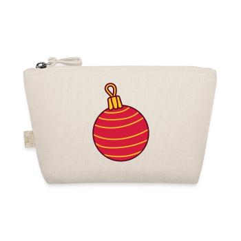 Beautiful bauble design - Organic Pouch - nature - Front