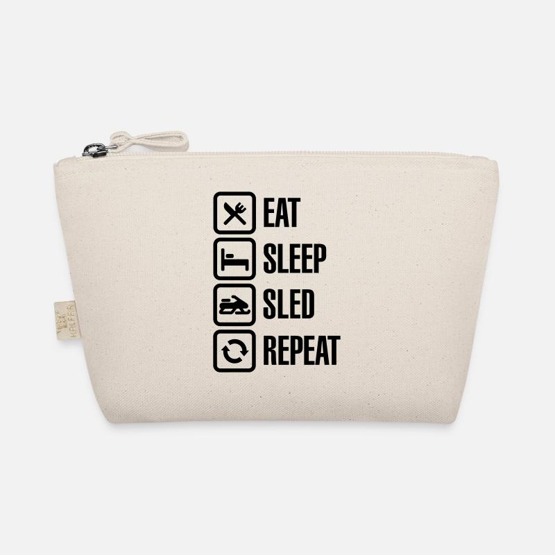 Eat sleep motor sled / snowmobile repeat Bio-Täschchen