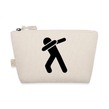 dab dabbing man - Bio-Täschchen - Natur - Vorne