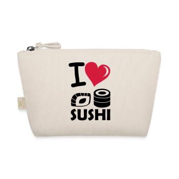 i_love_sushi - Bio-Täschchen - Natur - Vorne