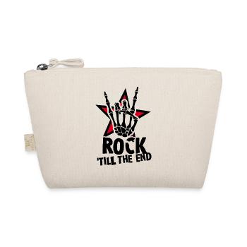 Rock till the End Rock musik Metal Rocker - Bio-Täschchen - Natur - Vorne