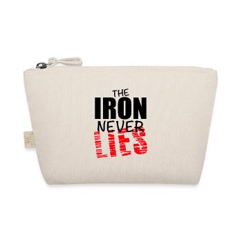 The Iron never LIES - Organic Pouch - nature - Front