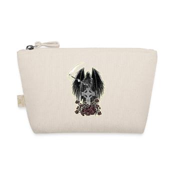 Grim Reaper, Celtic cross and sparkling roses - Organic Pouch - nature - Front