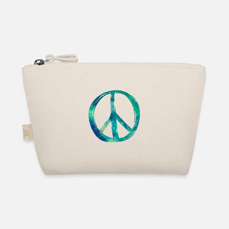 Peace Sign - Bio-Täschchen - Natur