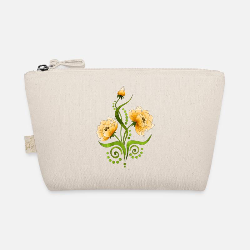 Colorful flowers Organic Pouch
