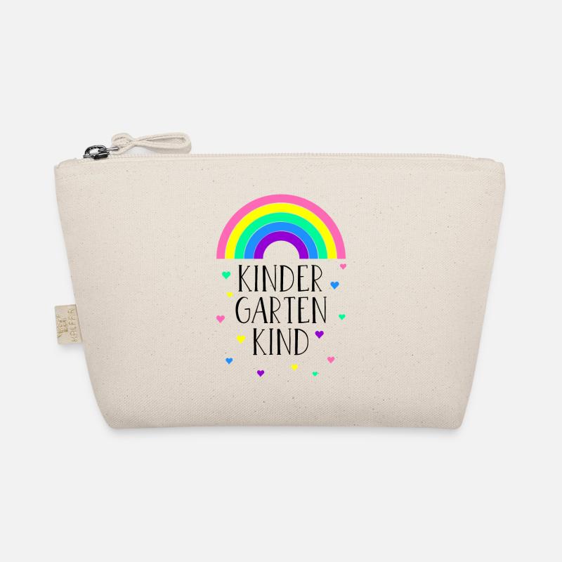 Regenbogen Kindergartenkind Kindergarten Geschenk - Bio-Täschchen - Natur