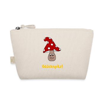 Glückspilz - Bio-Täschchen - Natur - Vorne