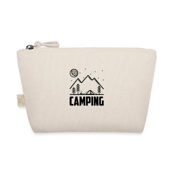 Camping lineart - Organic Pouch - nature - Front