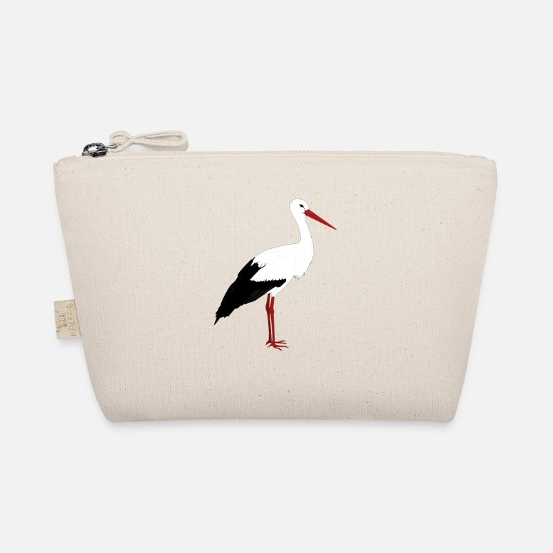 Stork stands - Organic Pouch - nature