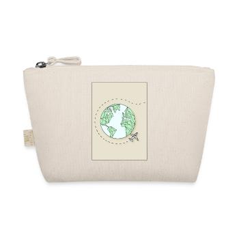 Around the world by plane - Organic Pouch - nature - Front