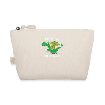 Süßer Drache Kinder Geschenk Kleinkinder Drachen - Bio-Täschchen - Natur - Vorne