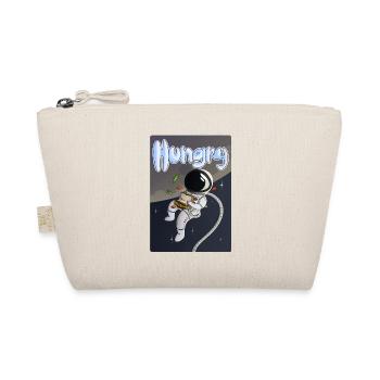 Astronaut "Hungry" - Organic Pouch - nature - Front