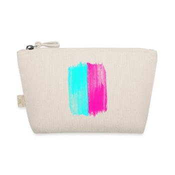 Pink And Turquoise Trend Colors Acrylic Paint - Organic Pouch - nature - Front