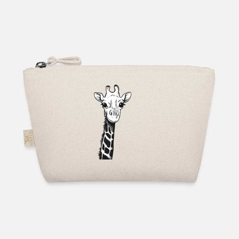 Giraffe - Bio-Täschchen - Natur