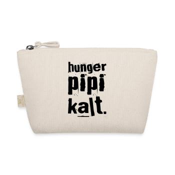 Hunger Pipi Kalt - Bio-Täschchen - Natur - Vorne