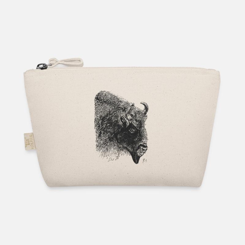 Bison - Bio-Täschchen - Natur