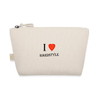 I love Hardstyle - Bio-Täschchen - Natur - Vorne