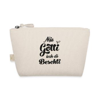 Mis Gotti isch di beschti Patentante fragen Patin - Bio-Täschchen - Natur - Vorne