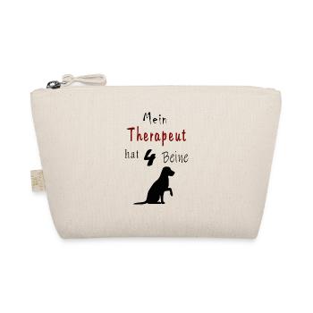 Therapeut Hund - Bio-Täschchen - Natur - Vorne