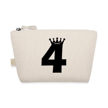 4 crown - Organic Pouch - nature - Front