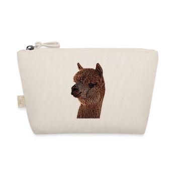 Alpaca, llama, gift, llama - Organic Pouch - nature - Front