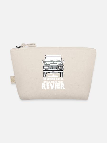 defender lustig funny Geschenk - Bio-Täschchen - Natur - Vorne