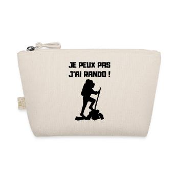 Je peux pas j'ai Rando - Trousse biologique - nature - Devant