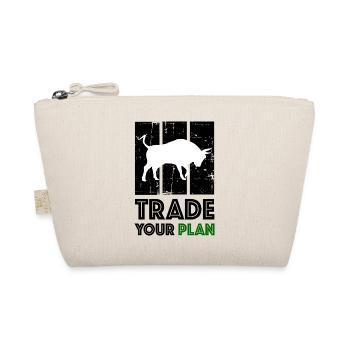 TRADE YOUR PLAN Bull Trader - Bio-Täschchen - Natur - Vorne