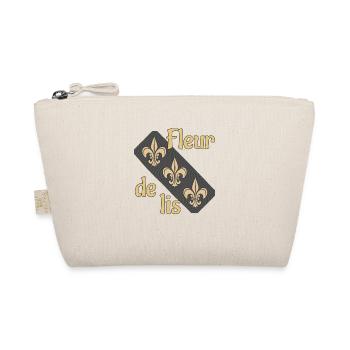 French lily Fleur-de-lis - Organic Pouch - nature - Front
