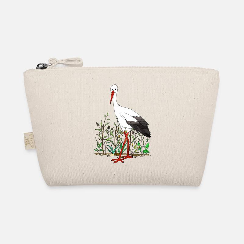 Stork Små øko-stofpunge