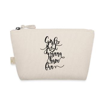 GIRLS JUST WANNA HAVE FUN - Trousse biologique - nature - Devant