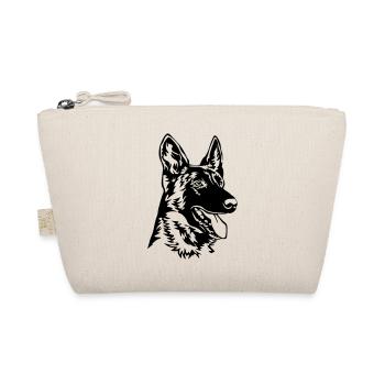 Hollandse Herder Kopf - Organic Pouch - nature - Front