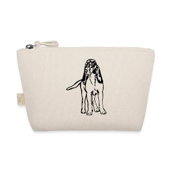 Bernese running dog - Organic Pouch - nature - Front