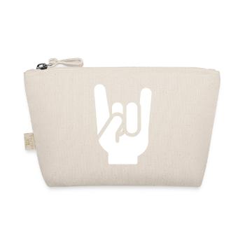 Heavy Metal Hand - Organic Pouch - nature - Front