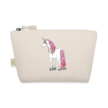 Unicorn unicorn rainbow rainbow horse - Organic Pouch - nature - Front