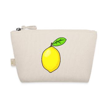Lemon sour emotion feelings fruit lemons - Organic Pouch - nature - Front