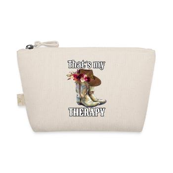 Westernreiten Westernreiterin Pferd Cowgirls Retro - Bio-Täschchen - Natur - Vorne